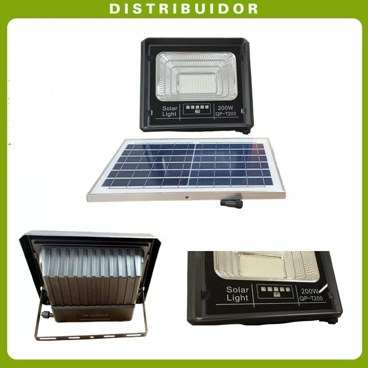 Miniatura 3 de Lampara Reflecto Led Con Panel Solar200W